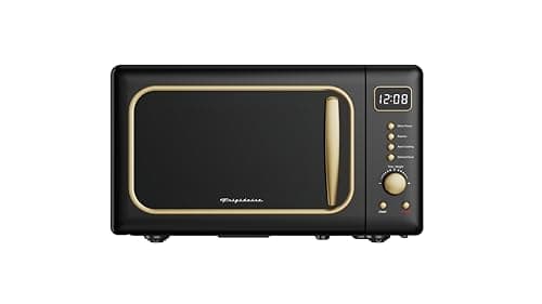 FRIGIDAIRE EMW788RETRO 0.7 cu. ft. Retro Microwave, Black-Gold