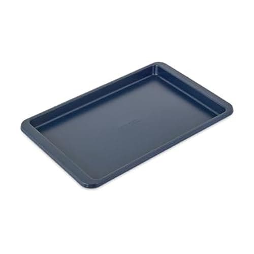 KitchenAid 10x15in Nonstick Aluminized Steel Baking Sheet, Ink Blue