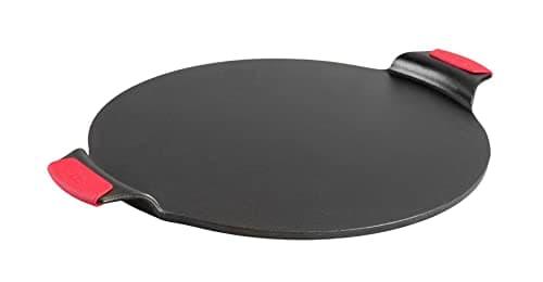 Lodge Cast Iron 15-Inch Pizza Pan with Silicone Grips