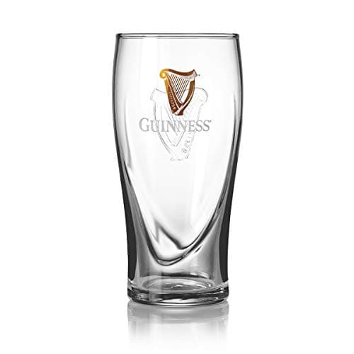 Guinness Gravity Official Beer Pint Glass | Large 20oz Pints Drinking Thick Beer Glasses Beer 20 oz Glasses