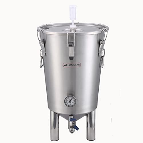 Fermentation tank for home brewing Stainless steel conical fermenter Craft beer Brewery Storage tank 9 gallon