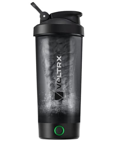VOLTRX Protein Shaker Bottle, Merger USB C Rechargeable Electric Protein Shake Mixer, Shaker Cups for Protein Shakes and Meal Replacement Shakes, BPA Free, 24oz