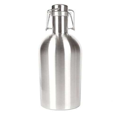 Growler - 64 oz. Stainless Steel, Swing-Top Lid