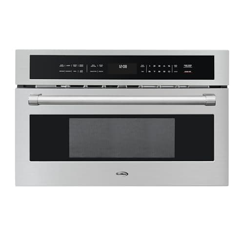 KoolMore 30 in. Built-in Microwave with Convection Oven and Air Fryer, 1000W Power with 10 Levels, UL Listed and 1.6 cu. ft. Capacity in Stainless-Steel (KM-CWO30-SS)