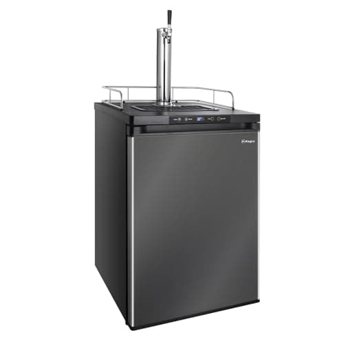 Kegco 3PK309X-1 Keg Dispenser, 1 Tap, Black Stainless Steel