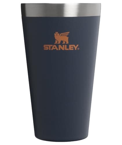 STANLEY Adventure Stacking Beer Pint Glass 16oz | Stackable Drinking Cup for Cold Beverages | Dishwasher Safe | Insulated Stainless Steel Tumbler | BPA-Free | Twilight