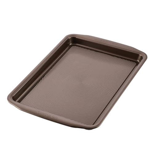 Circulon Nonstick Bakeware, Nonstick Cookie Sheet / Baking Sheet - 10 Inch x 15 Inch, Chocolate Brown