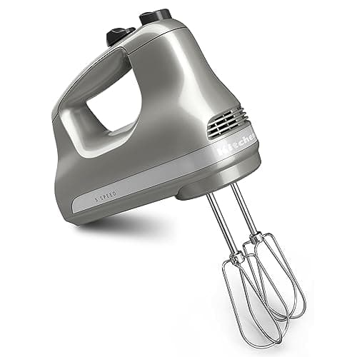 KitchenAid 5-Speed Ultra Power Hand Mixer - KHM512, Contour Silver