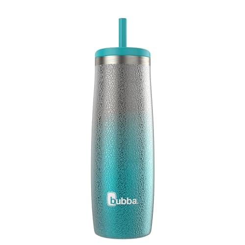 Bubba Radiant Stainless Steel Growler Simple Lid 64oz, Rubberized Water Bottle, Medium, Scuba