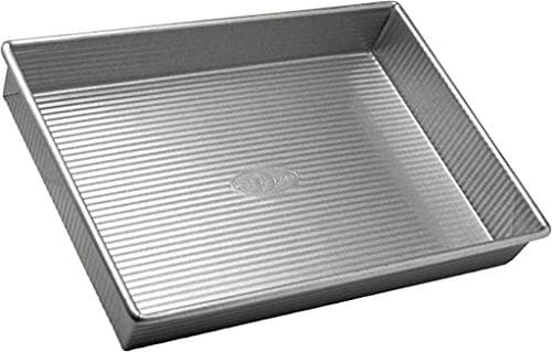 USA Pan Bakeware Rectangular Cake Baking Pan, 9 x 13 inch, Nonstick & Quick Release Coating, Aluminized Steel