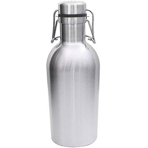 Kegco KC GR32DW-SS Beer Growler, Stainless Steel