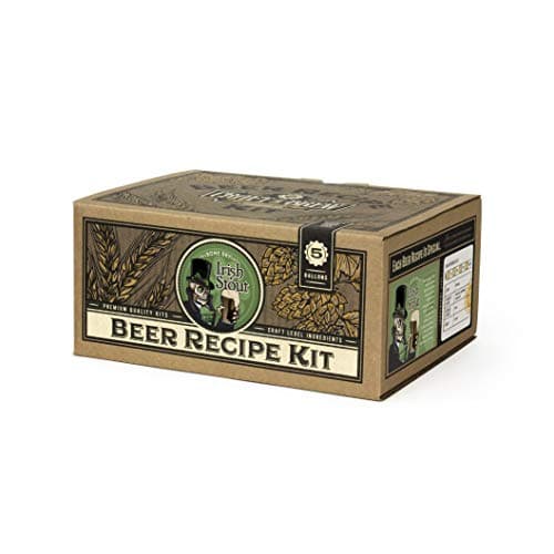 Craft a Brew - Beer Recipe Kit - Bone Dry Irish Stout - Home Brewing Ingredient Refill - Beer Making Supplies - Includes Hops, Yeast, Malts, Extracts - 5 Gallons