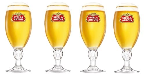 Stella Artois Signature Chalice - 0.33 Liter/33 CL - Set of 4