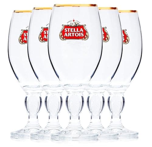 Stella Artois 5-Pack Original Beer Glass Chalice, 33cl