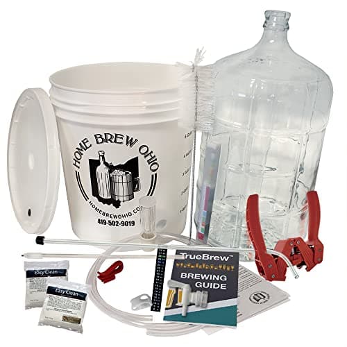 Monster Brew Home Brewing Supplies Home Brew Ohio Complete Beer Equipment Kit (K6) with 6 gal Glass Carboy, Multicolor (DP-GFZY-7I2K)
