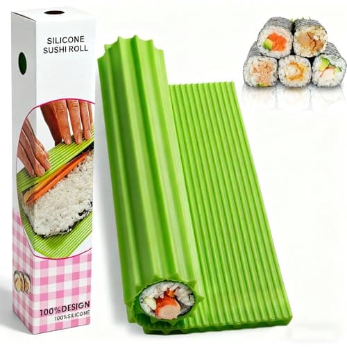 Shofilt Premium Silicone Sushi Making Kit - Rolling Mat for Beginners and Kids, 8.6 x 7.8 Inch