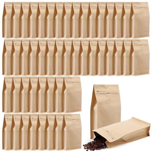 Kifmurase 50 Pcs Paper Coffee Bags with Valve