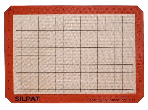 Silpat The Original Premium Non-Stick Silicone Baking Mat, Gridded Half Sheet Size, 11-5/8 x 16-1/2