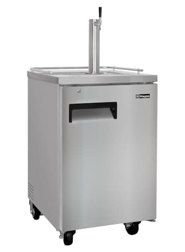 Kegco 3PXCK-1S-K 24" Single‑Tap Commercial Stainless Steel Kegerator