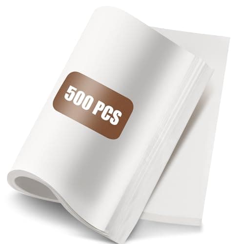 Feifeiya 500 Pcs 16 x 24 Inch Parchment Paper Sheets Precut Non-stick Full Parchment Sheets for Baking, Cooking, Grilling, Frying and Steaming Full Sheet Baking Pan Liners