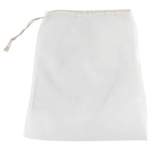 100 Mesh Food Grade Wine Filter Bag Reusable Home Brew Beer Making Extra Fine Extraction Sack Best for Straining Food Nut Milk Brewing Needs(28x45cm)