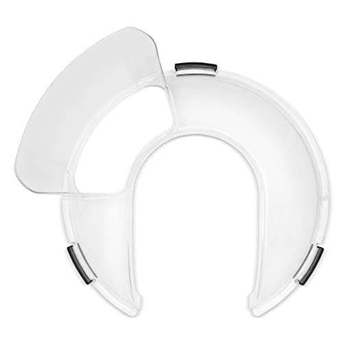 KitchenAid Secure Fit Pouring Shield, Fits all 5, 5.5 and 6 Quart KitchenAid Bowl-Lift Stand Mixers* with stainless steel bowls. * Sold separately, does not fit model KN25WPBH.
