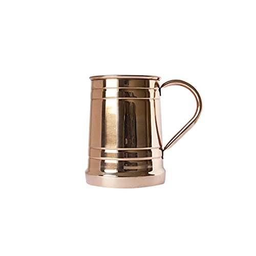 Artisan's Anvil Copper Plated Beer Mug with Unique Tankard Look, Stainless Steel Beer Cup, Moscow Mule Mug, Handcrafted by Experts, Ideal For Gifting