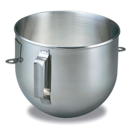 KitchenAid 5 Quart Polished Stainless Steel Bowl with Flat Handle for KitchenAid Bowl-Lift Stand Mixer - K5ASBP