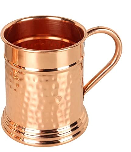 Artisan's Anvil Copper Plated Beer Mug with Unique Tankard Look, Stainless Steel Beer Cup, Moscow Mule Mug, Handcrafted by Experts, Ideal For Gifting