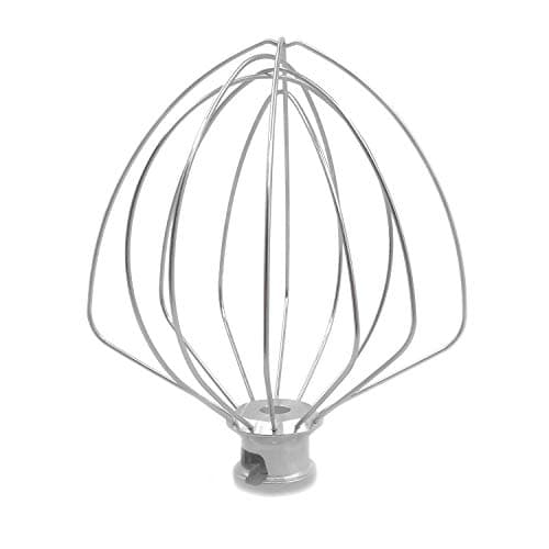 KN256WW 6 QT Wire Whip Stainless Steel for KitchenAid Stand Mixer Accessory Replacement, Egg Cream Stirrer, Cakes Mayonnaise Whisk