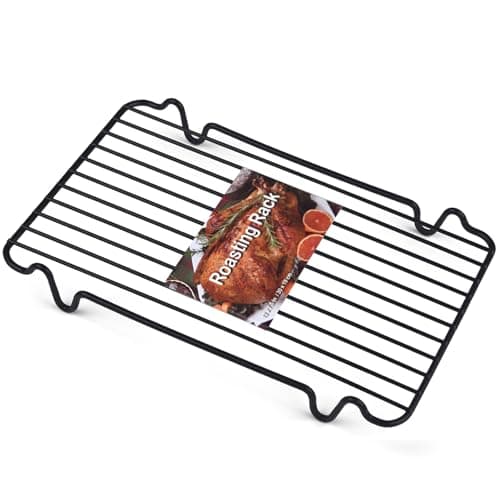 Roasting Rack,Heavy Duty Turkey Rack for Roasting Pan,Oven Roasting Rack Insert for Baking (Rectangular 12in*7.5in)