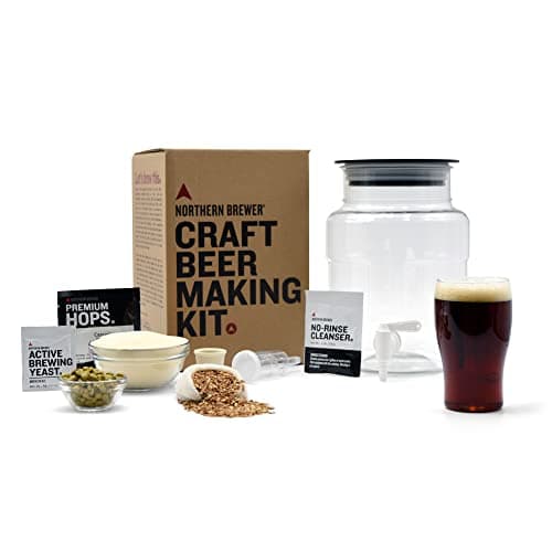 Northern Brewer - Siphonless 1 Gallon Craft Beer Making Starter Kit, Equipment and Beer Recipe Kit (Brown Ale)