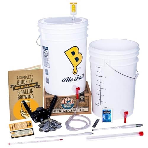 Craft A Brew - The Everyday 5 Gallon Beer Brewing Kit - American Pale Ale Recipe - Easy for Beginners - At Home Beer Making Kit - Equipment, Ingredients & Instructions Included - Brews 5 Gallon Batch