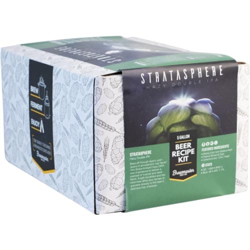 DIPA Stratasphere Hazy Double IPA (Imperial) Premium Homebrewing Extract Ingredient Beer Kit from Brewmaster BMKIT128