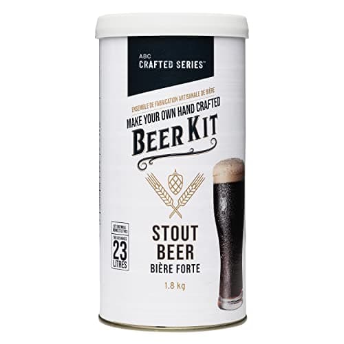 ABC Crafted Series Beer Making Kit | Beer Making Ingredients for Home Brewing | Yields 6 Gallons of Beer | Stout