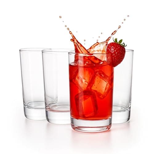 Ksestor Flight Glasses Set of 4 – Small Glass Cups 5 OZ – Premium Small Drinking Glasses for Flight Board – Durable & Elegant Glasses