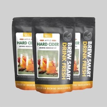 iGulu Apple Hard Cider Brewing Ingredient Kit- 3 Pack Apple Hard Cider