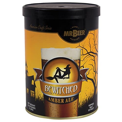 Mr. Beer Amber Ale 2 Gallon Homebrewing, Refill, Yellow