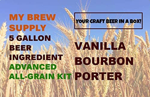 Vanilla Bourbon Porter Advanced Homebrew 5 Gallon All Grain Ingredient Recipe Kit by My Brew Supply