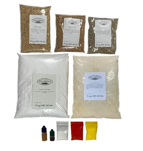 North Georgia Still Company Fermentation Kit for Moonshine Corn & Malted Barley Rye Wheat Whiskey DIY 10 Gallon Mash Kit